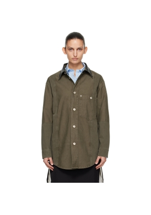 Wales Bonner Khaki Brixton Shirt Jacket