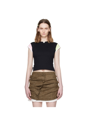 Ans Dotsloevner Black Tiny T-shirt