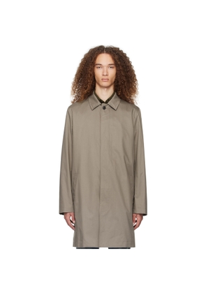 Sunspel Taupe Buttoned Coat