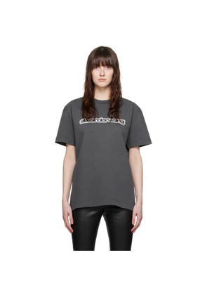 Alexander Wang Gray Printed T-Shirt