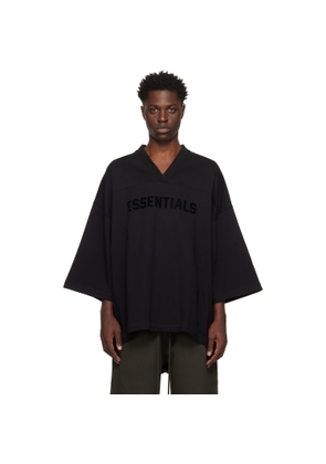 Fear of God ESSENTIALS Black Football T-Shirt