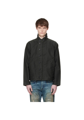 RRL Black Corduroy-Collar Cotton Deck Jacket