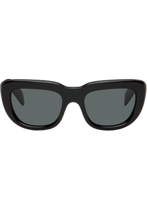 Prada Eyewear Black Cat-Eye Sunglasses