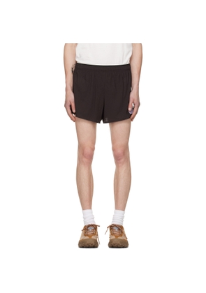 Satisfy Burgundy Space‐O 2.5 Shorts