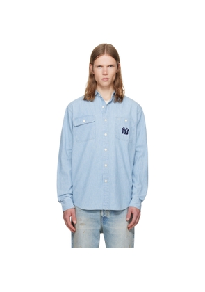 Polo Ralph Lauren Blue MLB Edition Yankees Work Shirt
