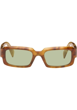 Prada Eyewear Brown Rectangular Sunglasses