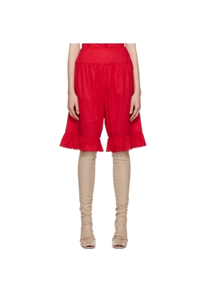 COLLEEN ALLEN SSENSE Exclusive Red Victorian Bloomers
