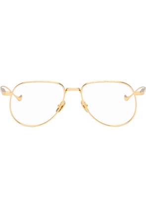 Cutler and Gross Gold Pembroke 1429 Aviator Optical Glsases