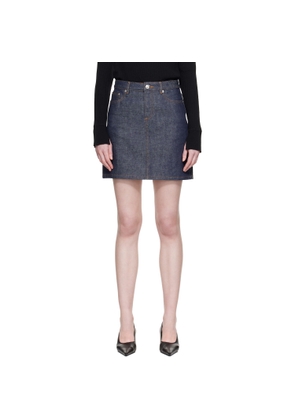 A.P.C. Indigo Standard Denim Miniskirt