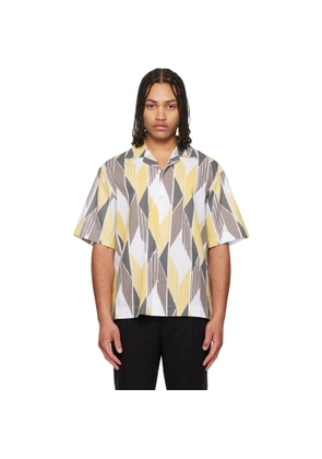 Hugo Multicolor Camp Collar Shirt
