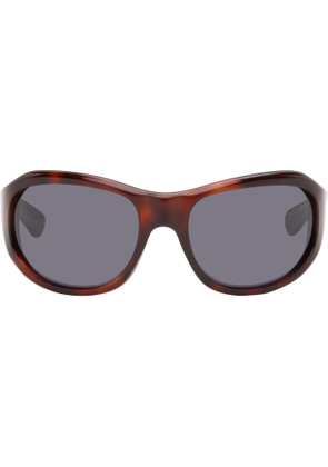 THISTLES Brown 'The ATLAS' Sunglasses