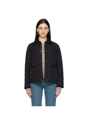 Burberry Black Quilted Nylon Jacket