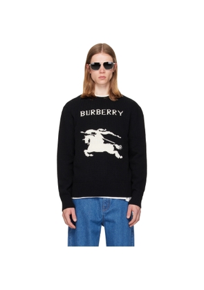 Burberry Black Knight Wool Cashmere Sweater