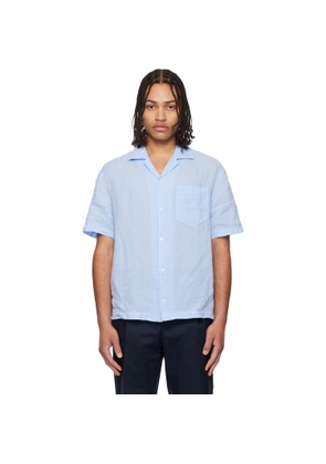 Hugo Blue Camp Collar Shirt