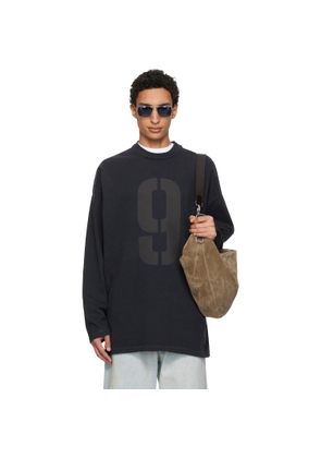 Fear of God Black '9' Long Sleeve T-shirt