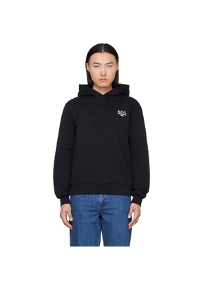 A.P.C. Black Standard 'Rue Madame' Hoodie