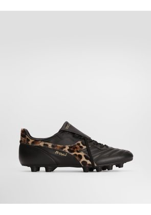 Dolce & Gabbana  X Diadora Calfskin Sneakers - Man Sneakers Multicolor 44