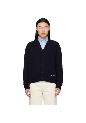 A.P.C. Navy Kevin Cardigan