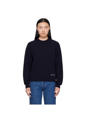 A.P.C. Navy Edmond Sweater