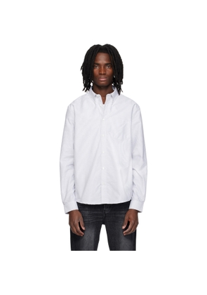 A.P.C. Gray & White New Greg Shirt