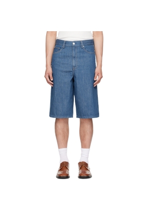 A.P.C. Indigo Westland Denim Shorts