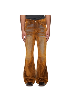 COÛT DE LA LIBERTÉ Orange Jimmy Stretch Flare Jeans