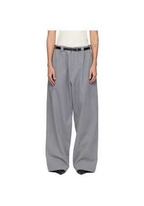 WILLY CHAVARRIA Gray Toluca Trousers