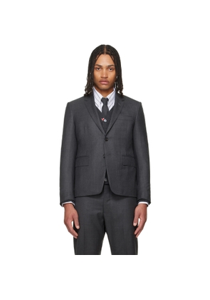 Thom Browne Gray Super 120s Twill High Armhole Sportcoat