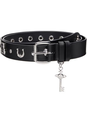 Vivienne Westwood Black Multi Charms Stud Belt