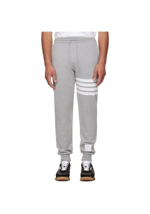 Thom Browne Gray Classic Loopback 4-Bar Sweatpants