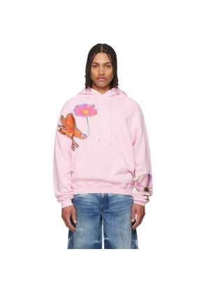 COÛT DE LA LIBERTÉ Pink Altamont CDLL French Terry L-S Raglan Hoodie