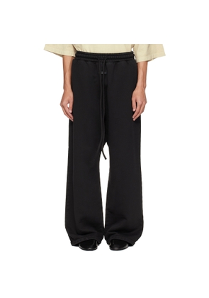 Fear of God Black Wide Leg Sweatpants