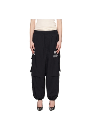 WILLY CHAVARRIA Black adidas Originals Edition Zip Cargo Pants