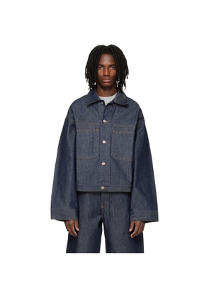 AGOLDE Navy Blaze Denim Jacket