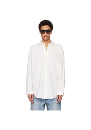Fear of God White Cotton Wool Oxford Classic Shirt