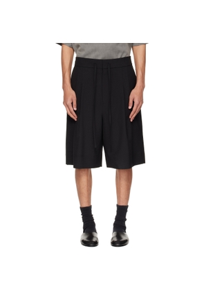 Fear of God Black Wool Ripstop Baggy Shorts