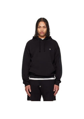Hugo Black Lace Trim Hoodie