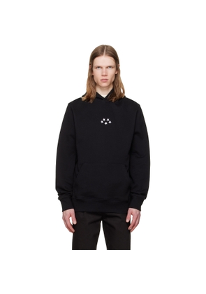 JKEEFER Black Stars Embroidery Hoodie