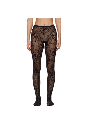 Swedish Stockings Black Rosa Lace Tights