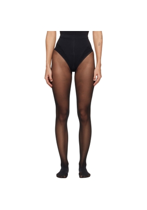 Wolford Black Tummy 20 Control Top Tights