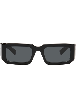 Prada Eyewear Black Square Acetate Chunky Sunglasses