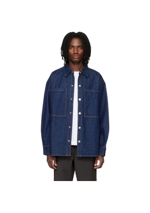 AGOLDE Navy Atticus Denim Shirt