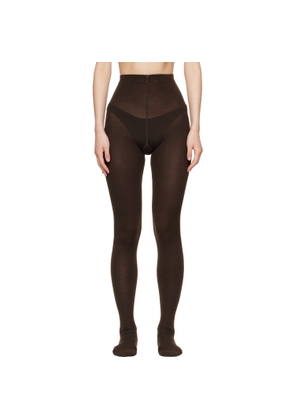 Wolford Brown Cashmere & Silk Tights