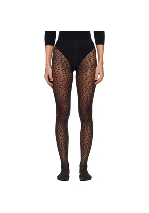 Wolford Black Sweet Dots Tights