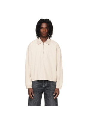 AGOLDE Beige Darius Polo