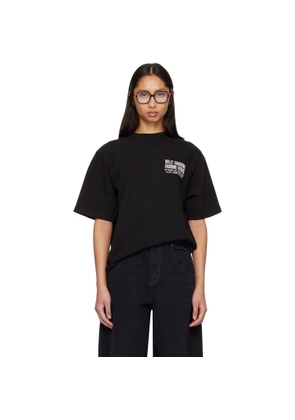 WILLY CHAVARRIA Black 'Fashion Services' Standard T-shirt