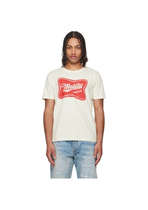 COÛT DE LA LIBERTÉ Off-White Sammy 'Malibu' Embellished S/S T-shirt