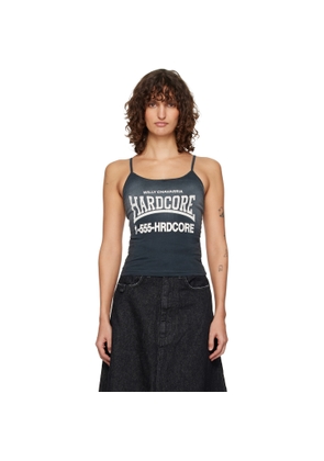 WILLY CHAVARRIA Black 'Hardcore' Cholita Tank Top