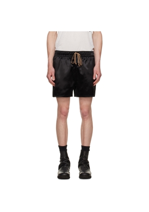 JKEEFER Black Rollins Runner Shorts