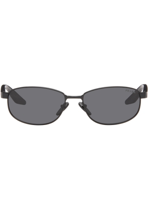 Prada Eyewear Black Linea Rossa Sunglasses